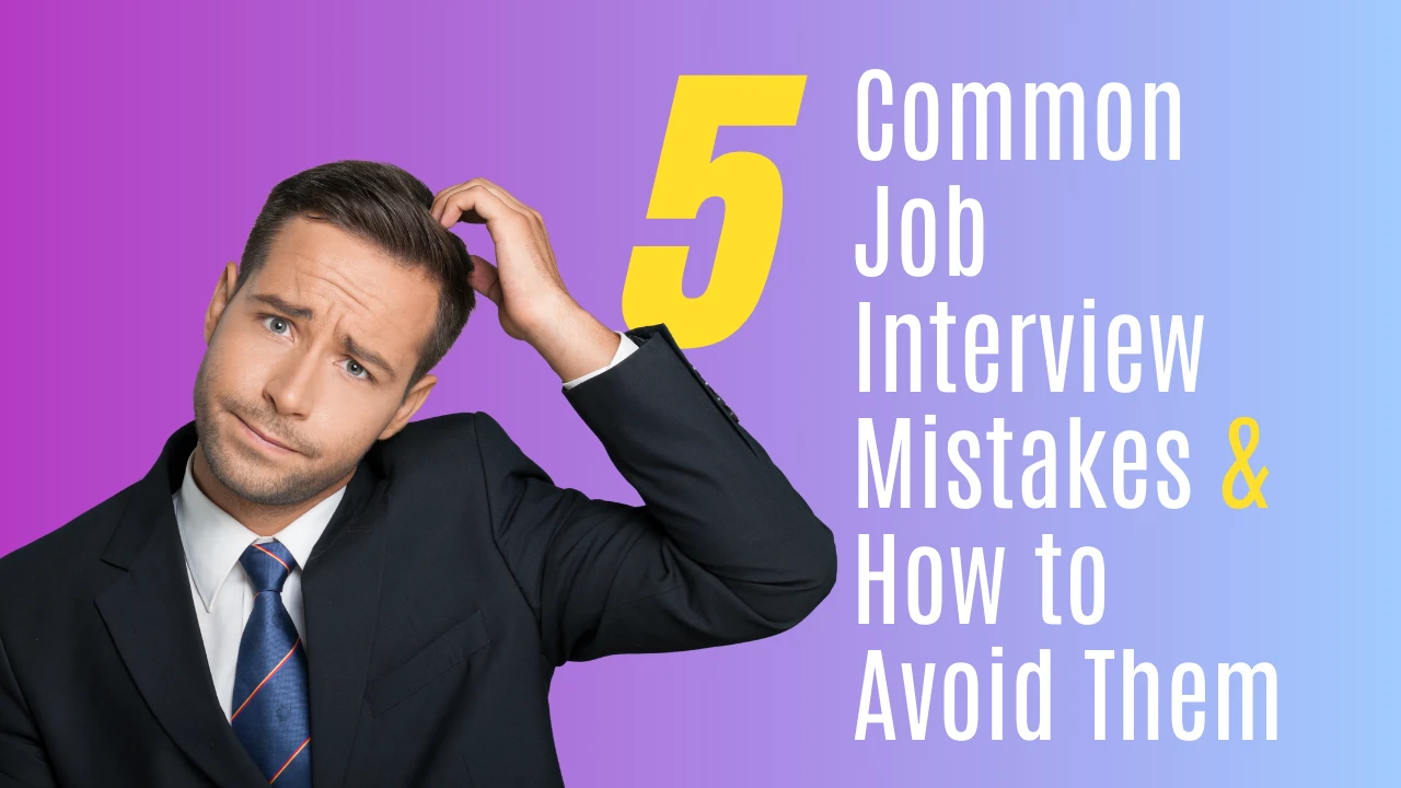 common job interview mistakes